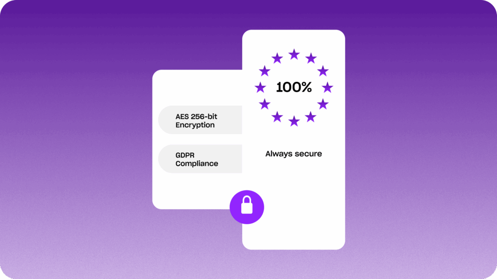 Security badges illustration for Good Tape data protection article