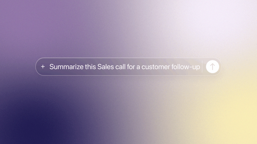 MCP for summarizing sales calls