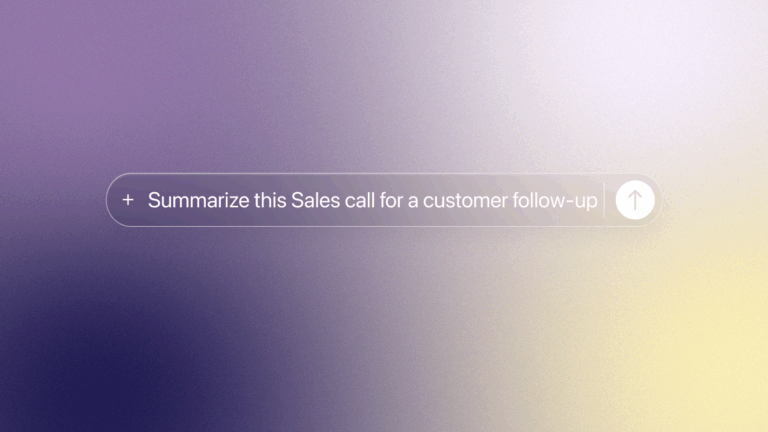 MCP for summarizing sales calls
